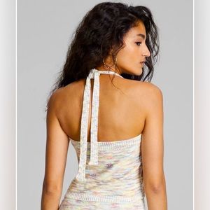Macy’s Private Label “And Now This” Halter Sweater Tank Top NWT size M (8-10)